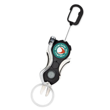Load image into Gallery viewer, Boomerang Tool Company Long SNIP Cheater Fly Fishing Line Cutter with U/V Led Light, Magnifying Glass, and Stainless Steel Blades
